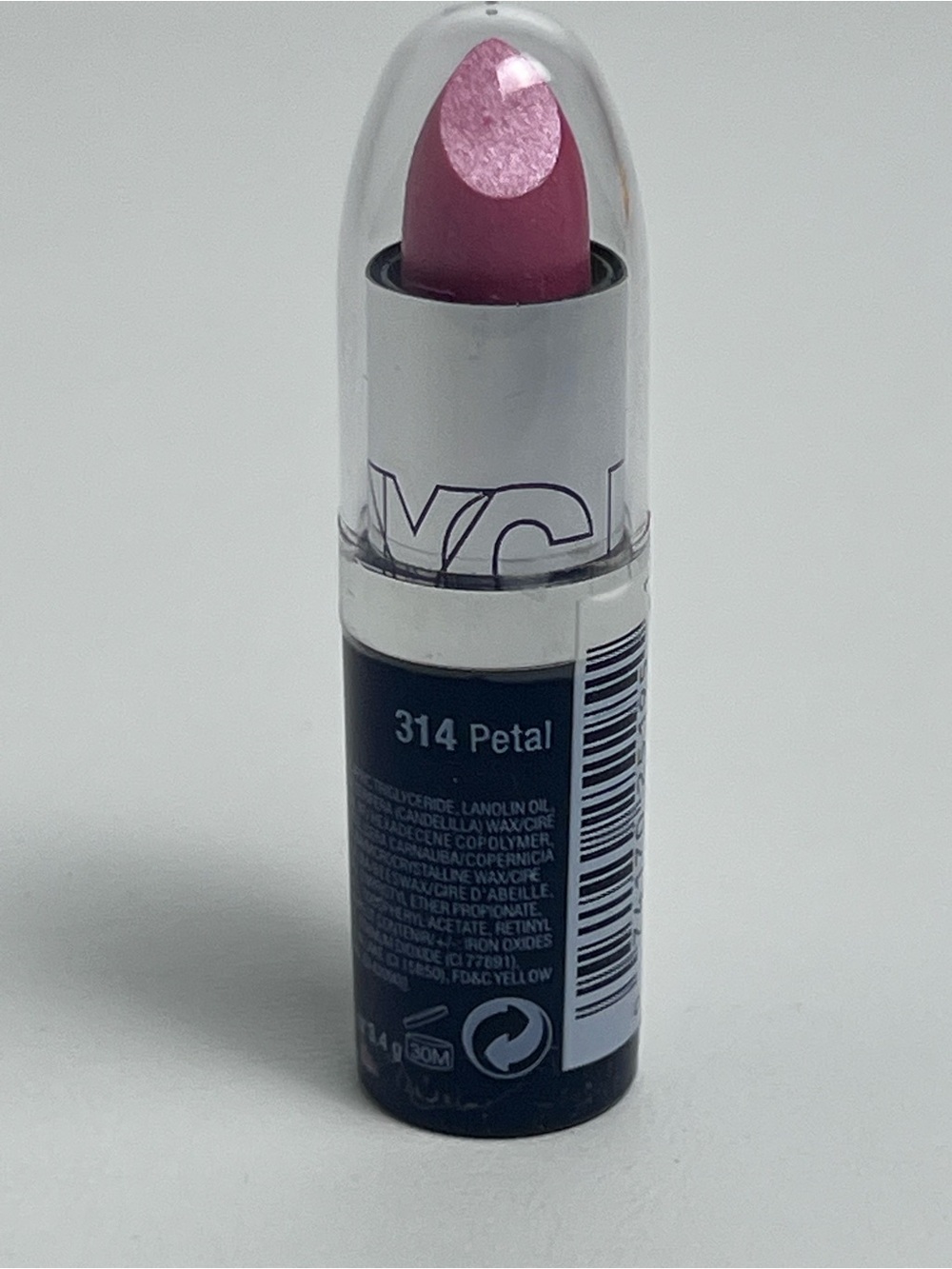 NYC New York Color Ultra Moist Lip Wear Lipstick Shade 314 Petal New Sealed